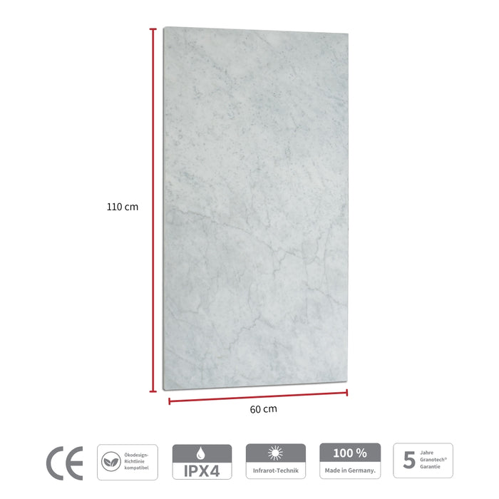 1200 Watt Carrara Natursteinheizung